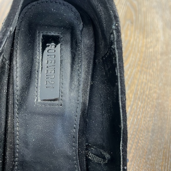 Forever 21 Sparkling Black Heels size 8,5 - Picture 5 of 6